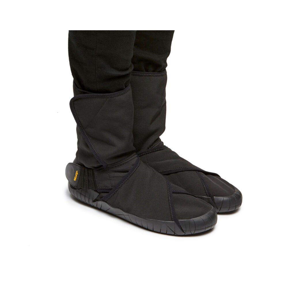 Botas Hombre Negros - Furoshiki New Yorker Mid - EYVGCF-726